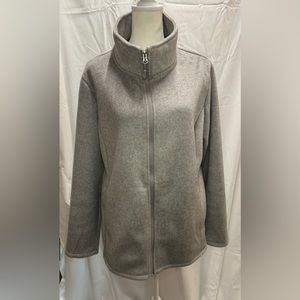 Never worn Women’s XL Grey zip up